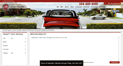 Desktop Screenshot of fiatpartswebstore.com