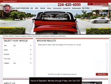 Tablet Screenshot of fiatpartswebstore.com